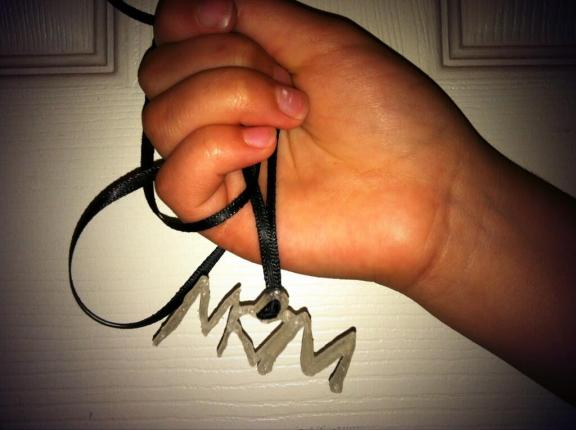 The finished product. "It looks just like my drawing."